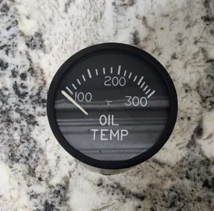 Aviation Oil Temperature Gauge B&D Instruments Aircraft Panel Meter